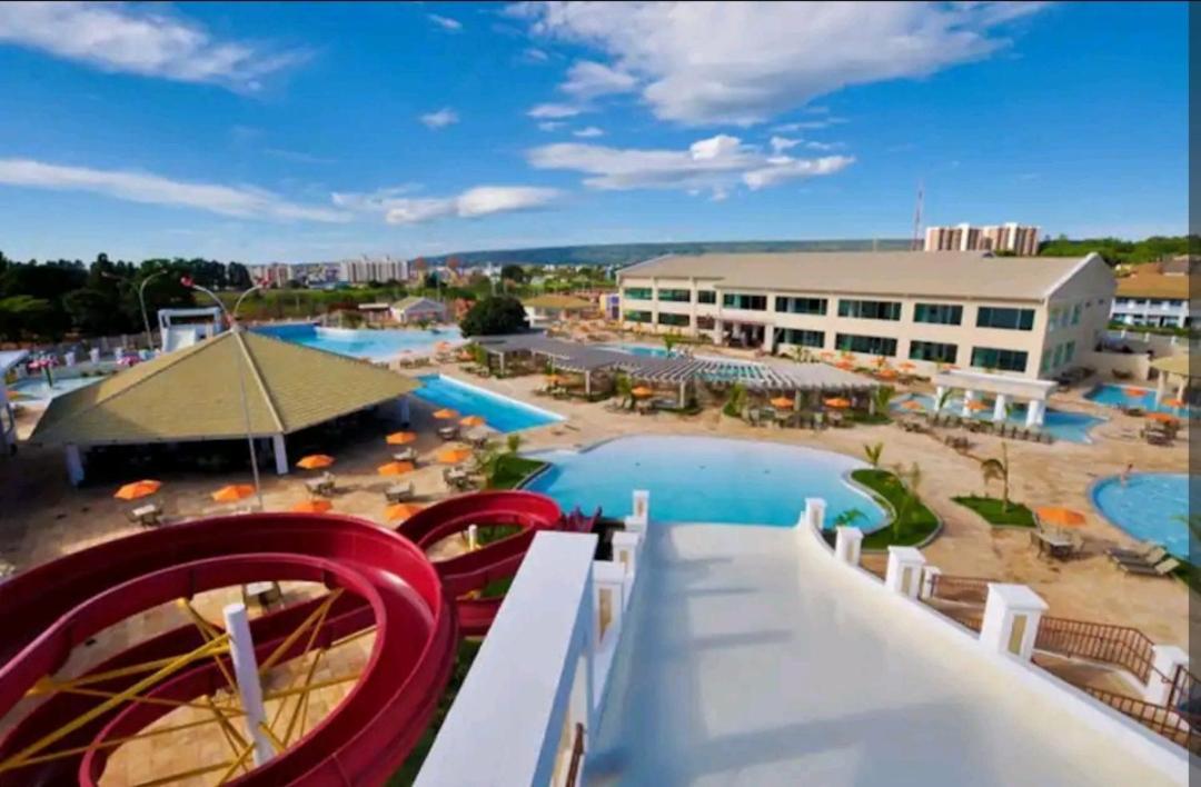 Lacqua Di'Roma Parque Com Parque Aquatico Incluso Na Diaria! Roupas De Cama E Toalhas Nao Estao Disponiveis No Servico, Devem Ser Levado Pelo Hospede! Appartement Caldas Novas Buitenkant foto